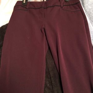 Burgundy Dress Pants